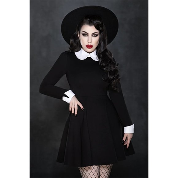 Katakomb Dresses & Skirts - Katakomb Addams Dress | size 2X Wednesday Addams Dress